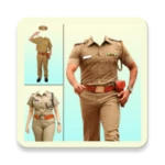 police suit photo editor android application logo